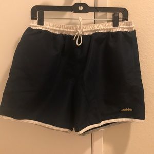 Men’s Navy Blue Nautical chubbie’s Swim Trunks